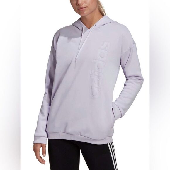 adidas Sweaters - Adidas - Women's‎ Gear Up Pullover Hoodie - Lavender - Size Small